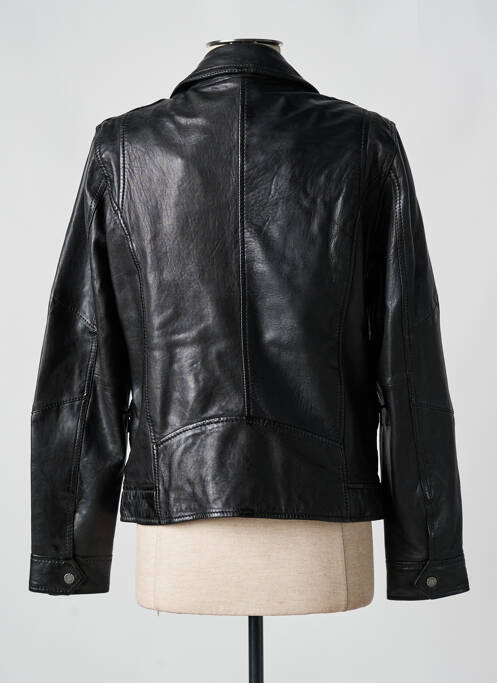 Veste en cuir noir OAKWOOD pour femme