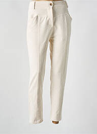 Pantalon slim poches beige PAKO LITTO femme