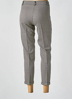 Pantalon 7/8 fermeture zippée sous rabat boutonné noir PAKO LITTO femme