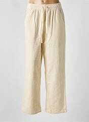 Pantalon droit beige GRACE & MILA pour femme seconde vue