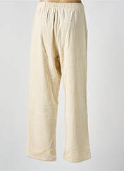 Pantalon droit beige GRACE & MILA pour femme seconde vue