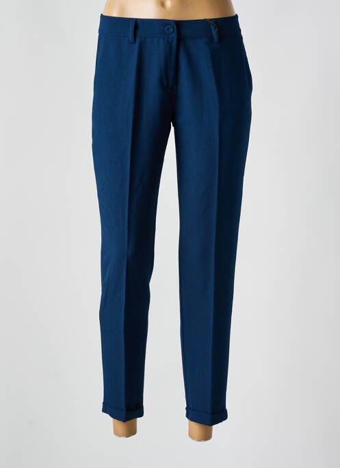 Pantalon 7/8 bleu PAKO LITTO pour femme