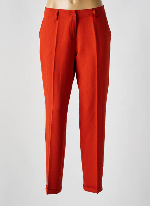 Pantalon 7/8 orange PAKO LITTO pour femme