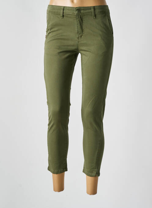 Pantalon 7/8 vert PAKO LITTO pour femme