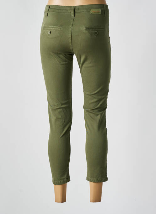 Pantalon 7/8 vert PAKO LITTO pour femme