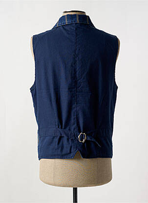 Gilet sans manche poches bleu BOB homme