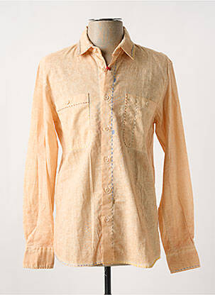 Chemise manches longues poches orange BOBO CHOSES homme