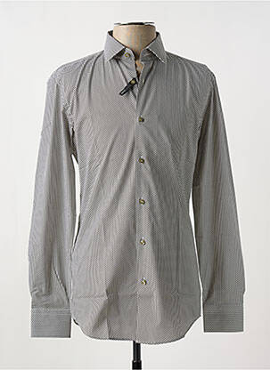 Chemise manches longues manches longues noir HUGO BOSS homme