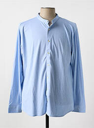 Chemise manches longues manches longues bleu DESOTO homme