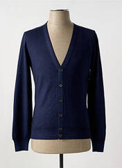 Gilet manches longues bleu GRAN SASSO pour homme seconde vue