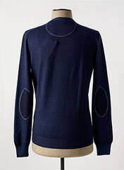 Gilet manches longues bleu GRAN SASSO pour homme seconde vue