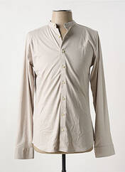 Chemise manches longues beige DESOTO pour homme seconde vue