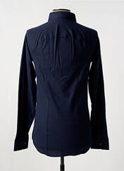 Chemise manches longues bleu DESOTO pour homme seconde vue