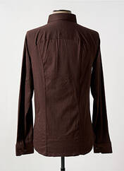 Chemise manches longues marron DESOTO pour homme seconde vue