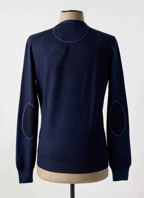 Gilet manches longues bleu GRAN SASSO homme