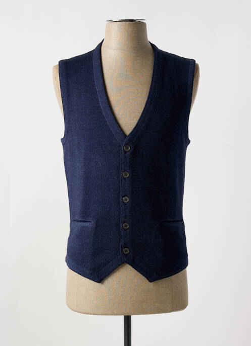 Gilet sans manche bleu GRAN SASSO pour homme