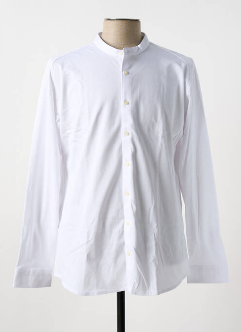 Chemise manches longues blanc DESOTO pour homme
