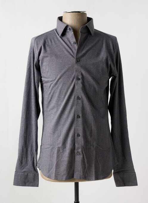 Chemise manches longues gris DESOTO pour homme