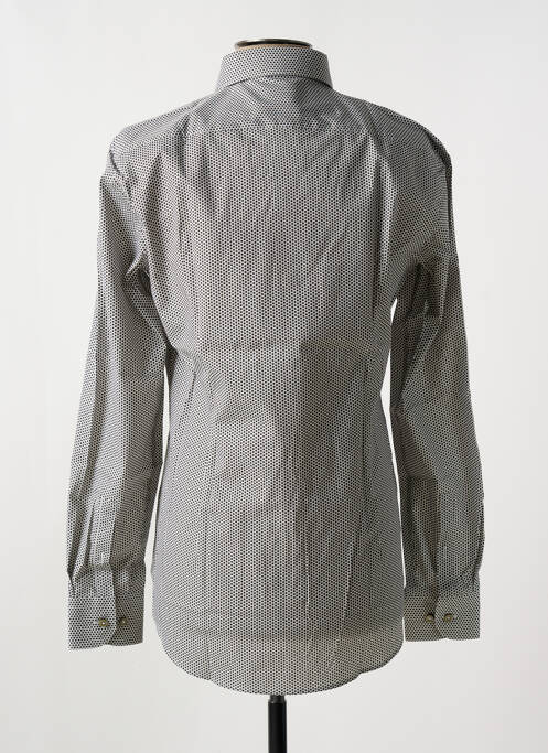 Chemise manches longues noir HUGO BOSS pour homme