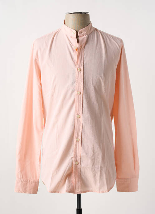 Chemise manches longues orange HUGO BOSS pour homme