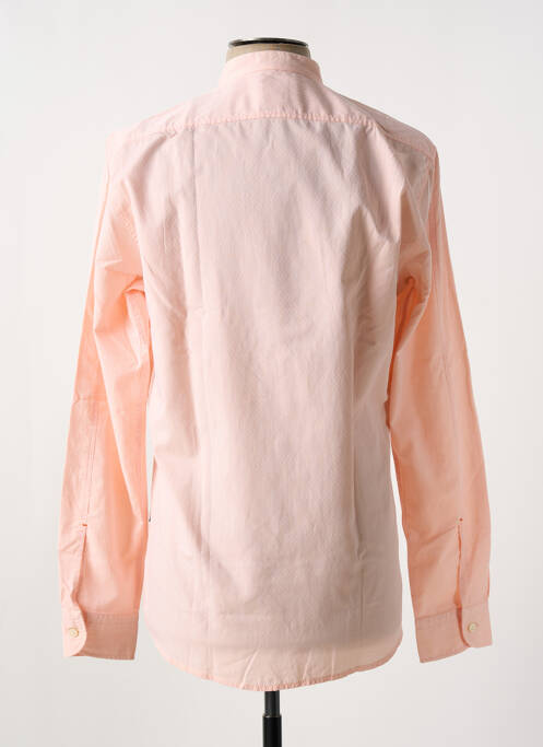 Chemise manches longues orange HUGO BOSS pour homme