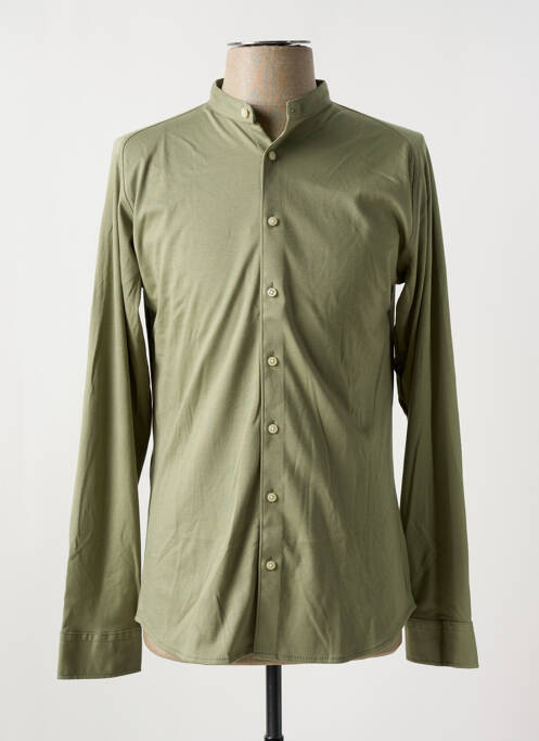 Chemise manches longues vert DESOTO pour homme