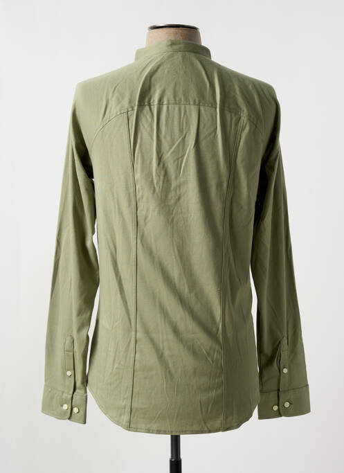 Chemise manches longues vert DESOTO pour homme