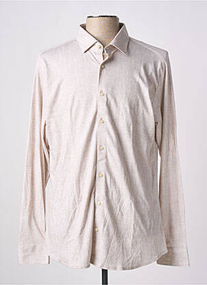 Chemisier coupe cintrée manches longues beige DESOTO femme