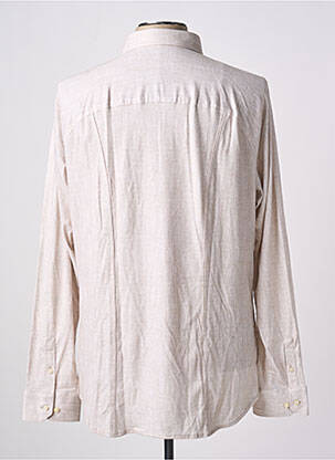 Chemisier coupe cintrée manches longues beige DESOTO femme