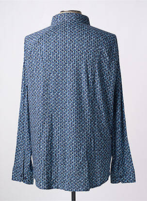 Chemise manches longues manches longues bleu DESOTO homme