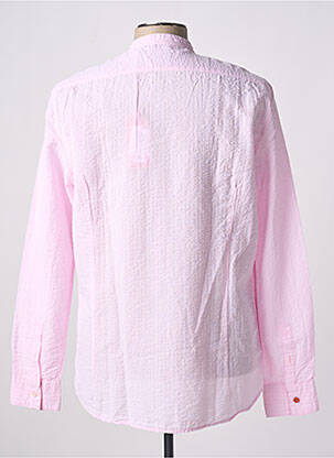 Chemise manches longues manches longues rose BOB homme