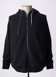 Veste casual resserrée sur le bas noir GRAN SASSO homme