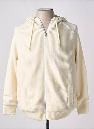 Veste casual resserrée sur le bas beige GRAN SASSO homme