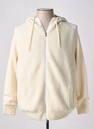 Veste casual resserrée sur le bas beige GRAN SASSO homme