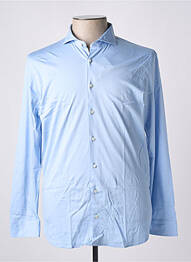 Chemise manches longues manches longues bleu DESOTO homme