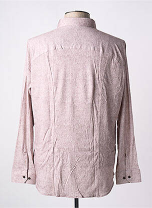 Chemise manches longues manches longues marron DESOTO homme