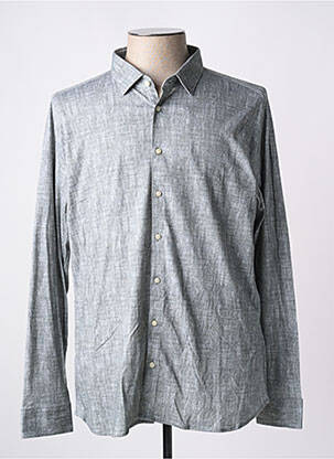 Chemise manches longues manches longues vert DESOTO homme