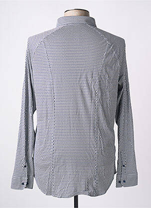 Chemise manches longues manches longues bleu DESOTO homme