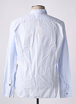 Chemise manches longues manches longues bleu BOB homme
