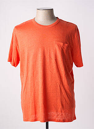 T-shirt coupe cintrée manches courtes orange MC2 SAINT BARTH homme