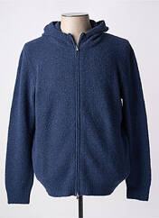 Gilet manches longues bleu GRAN SASSO pour homme seconde vue