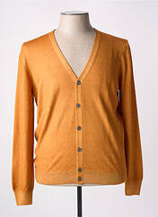 Gilet manches longues orange GRAN SASSO pour homme seconde vue