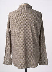 Chemise manches longues marron DESOTO pour homme seconde vue