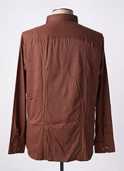 Chemise manches longues marron DESOTO pour homme seconde vue