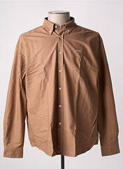 Chemise manches longues marron HUGO BOSS pour homme seconde vue