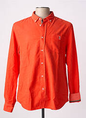 Chemise manches longues orange VICOMTE ARTHUR pour homme seconde vue