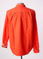 Chemise manches longues orange VICOMTE ARTHUR pour homme seconde vue