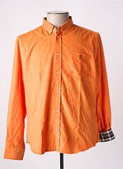Chemise manches longues orange VICOMTE ARTHUR pour homme seconde vue