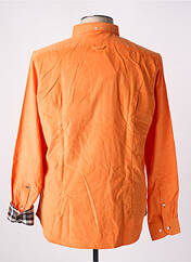 Chemise manches longues orange VICOMTE ARTHUR pour homme seconde vue