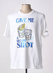 T-shirt blanc MC2 SAINT BARTH pour homme seconde vue